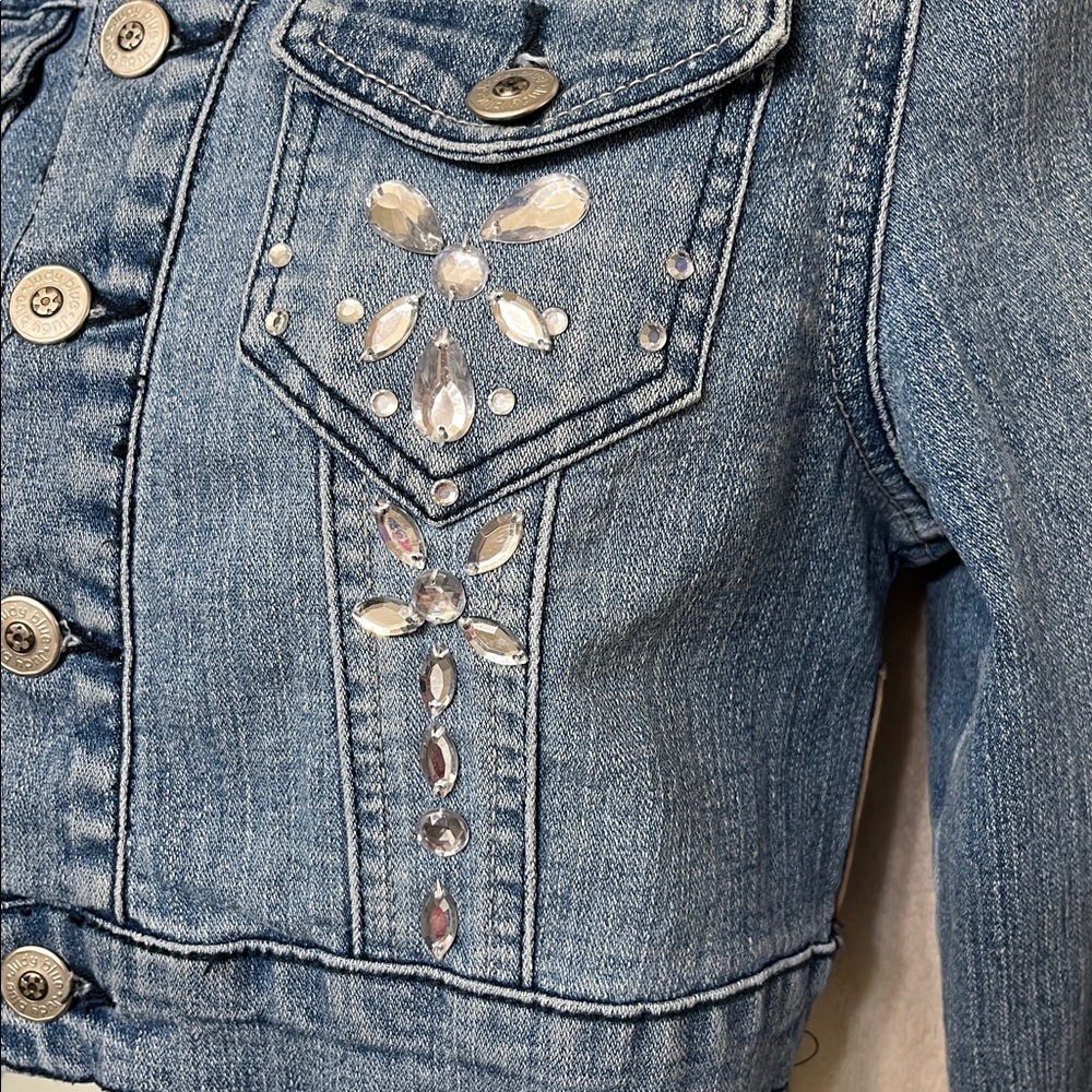 ๐๐ฉต๐๐ฉต๐ JUDY BLUE COUTURE RHINESTONE JACKET. - Picture 3 of 7